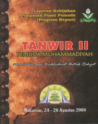 Tanwir II : Pemuda Muhammadiyah