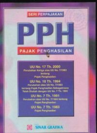 PPH (Pajak Penghasilan)