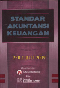 Standart Akuntansi Keuangan Per 1 Juli 2009