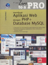 From Zero to a Pro membuat Aplikasi Web dengan PHP + Database MySql