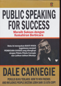 Image of Public Speaking For Success Meraih Sukses dengan Kemahiran Berbicara