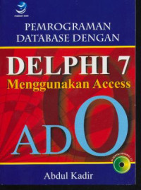Image of Pemrograman Database dengan Delphi 7 menggunakan Acces