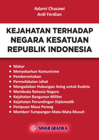 Image of Kejahatan Terhadap Negara Kesatuan repuplik Indonesia