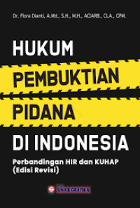 Image of Hukum pembuktian pidana di indonesia : perbandungan hir dan kuhap