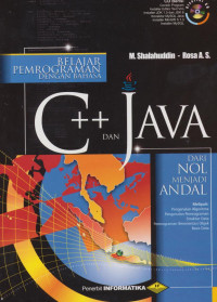 Belajar Pemograman dengan Bahasa C++ dan Java